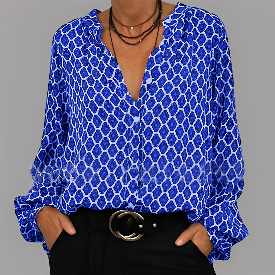 Raegan - Lockeres, schickes Langarmshirt für Damen