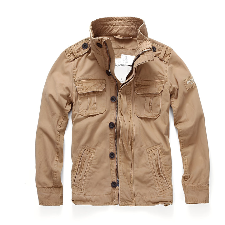 Trenton - Klassische Herrenjeansjacke mit Taschen