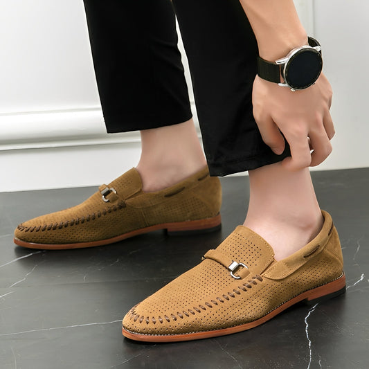 Tristan - Stilvolle, komfortable Wildleder-Slipper für Herren