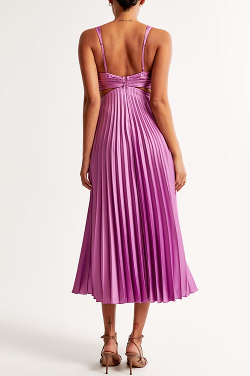 Myrcella - Damen Maxikleid mit Falten, Bequem & Modern