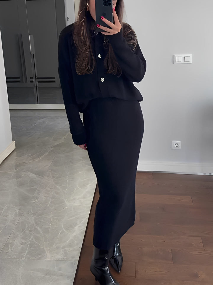 Cecilia - Elegantes Set aus Jacke und Rock für Damen