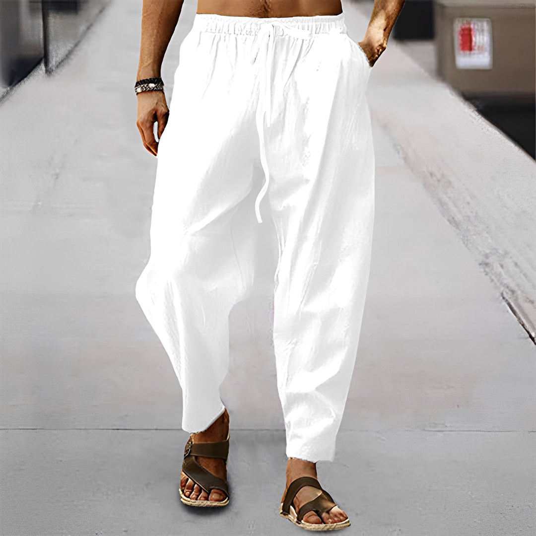 Jaxson - Leichte Herren-Strandshorts aus Leinen