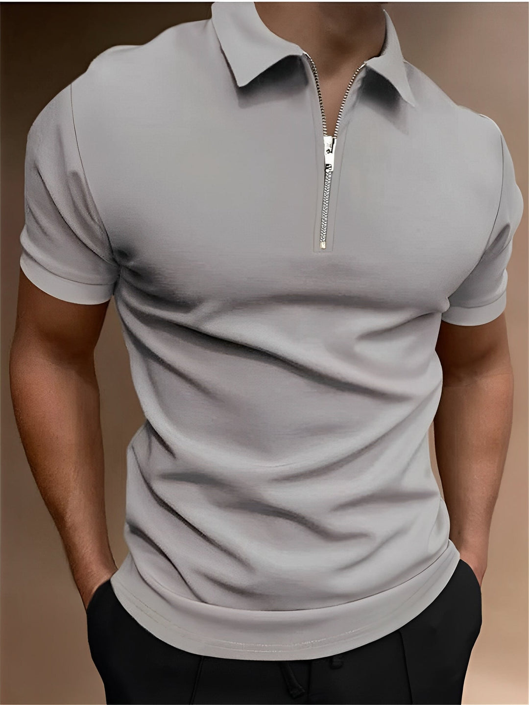 Carl - Komfortables Poloshirt mit Reißverschluss für Herren