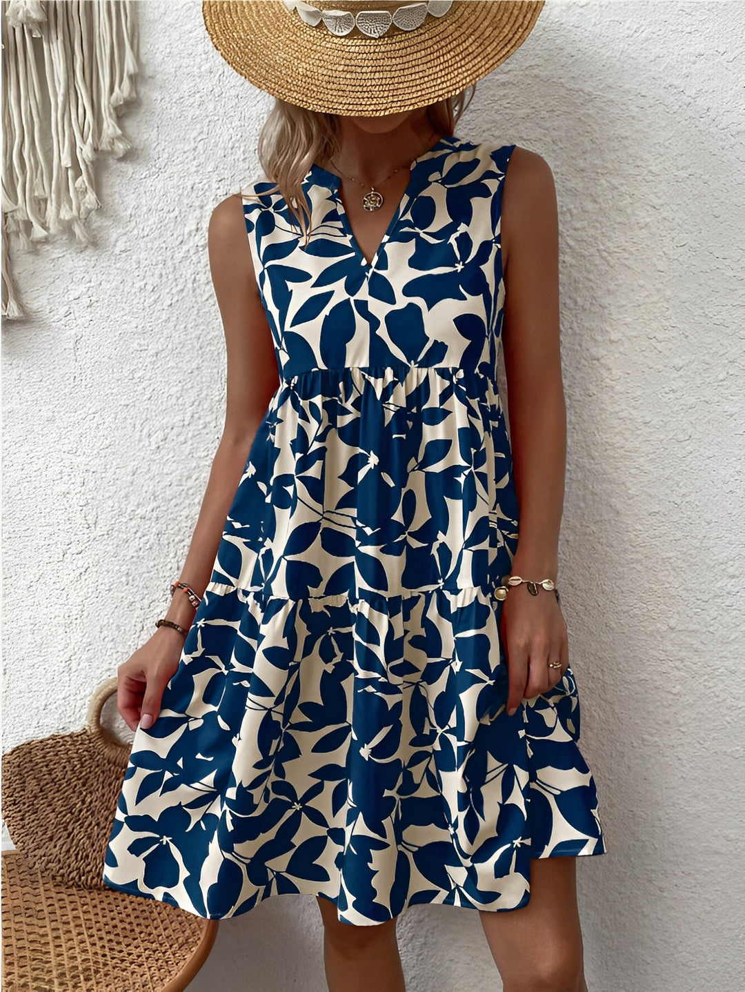 Meredith - Ärmelloses, lässiges Sommerkleid für Damen