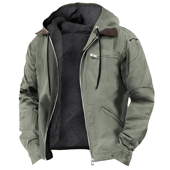 Dwayne - Herren Kapuzen-Fleecejacke