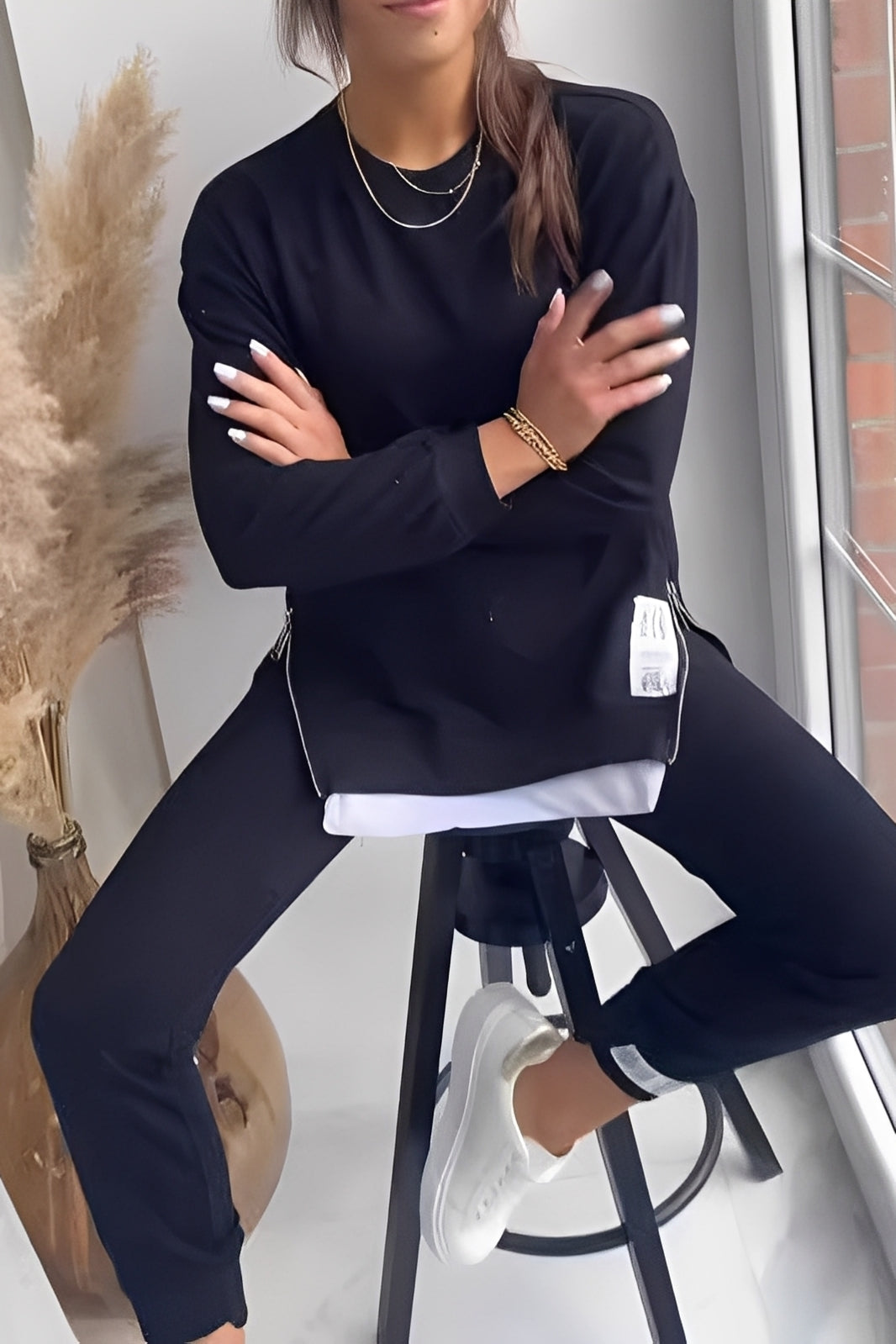 Kristine - Komfortables Damen-Sweatshirt- und Hosen-Set