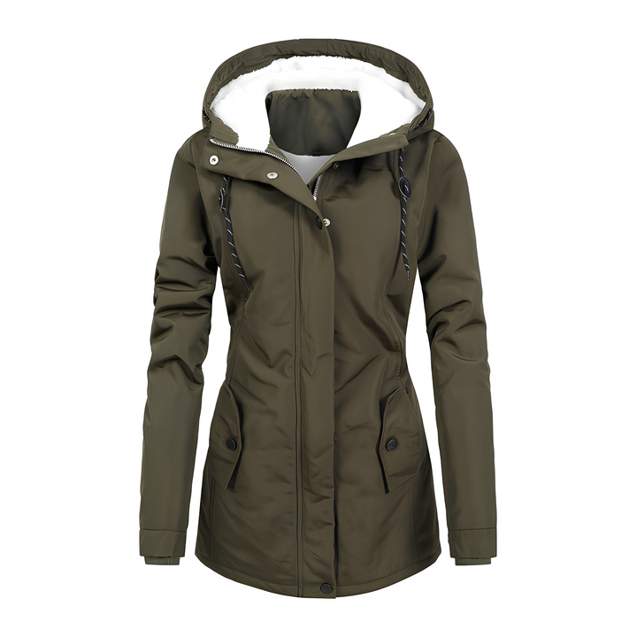 Hilary - Modische Winterjacke mit Kapuze für Damen