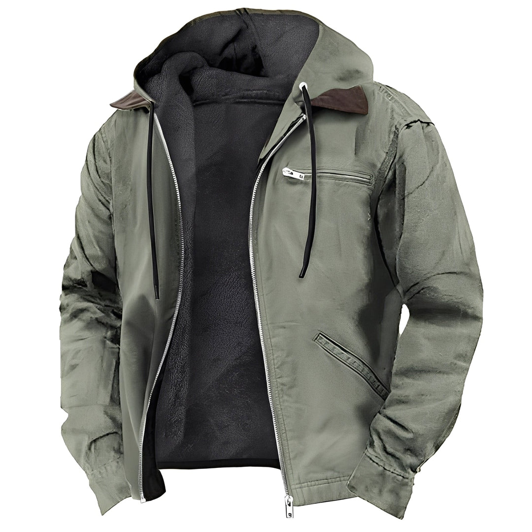 Daniel - Bequeme Männerjacke mit Kapuze