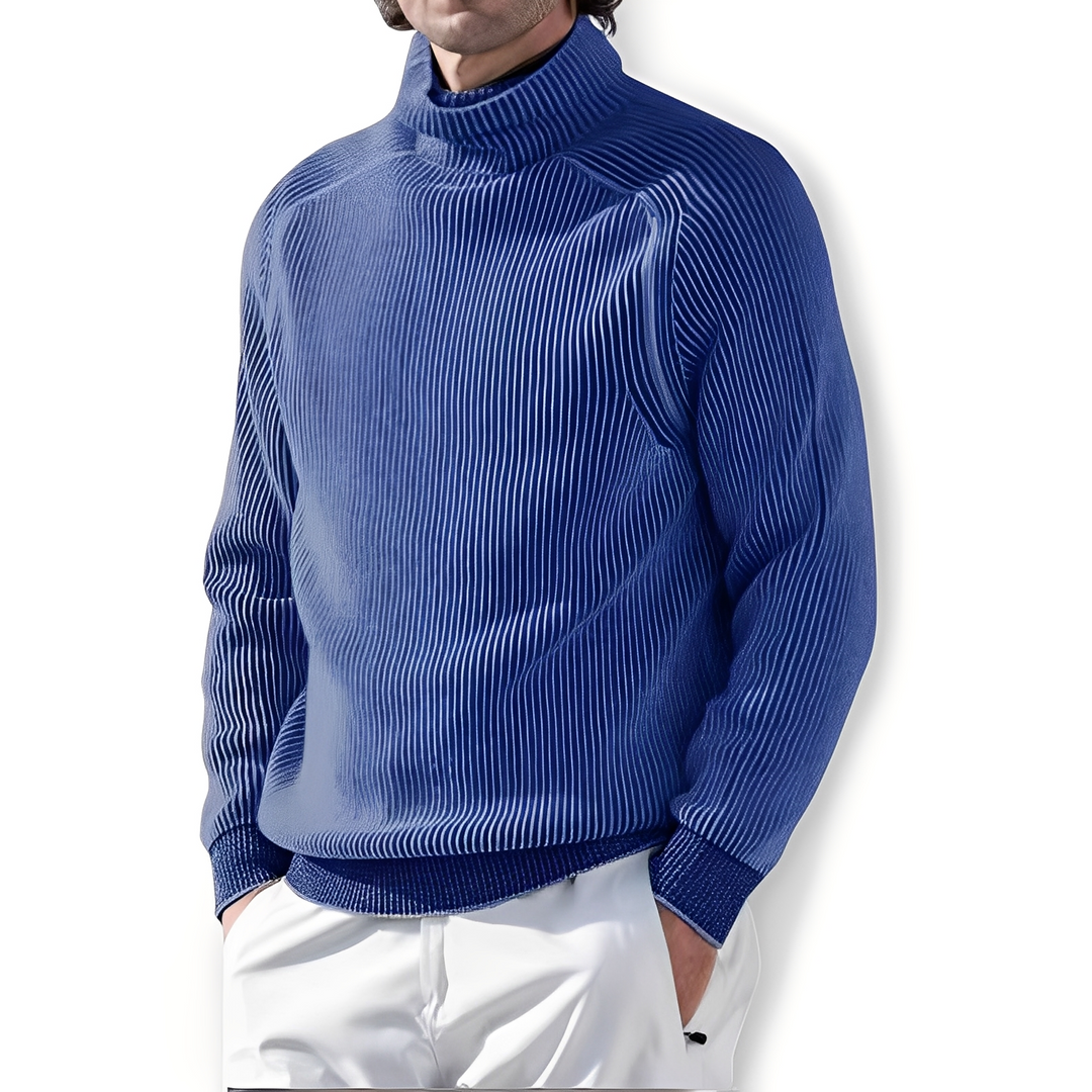 Jarrett - Herren Kaschmirpullover mit hohem Kragen
