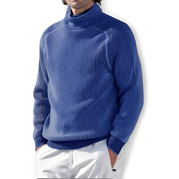 Jarrett - Herren Kaschmirpullover mit hohem Kragen