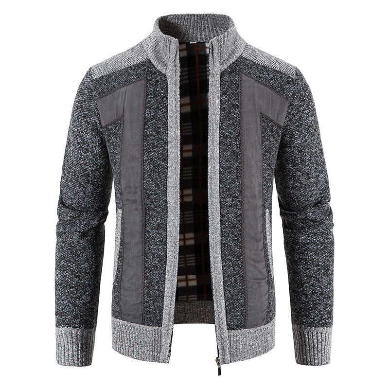 Domenic - Gemütliche Herren-Fleecejacke mit Reißverschluss