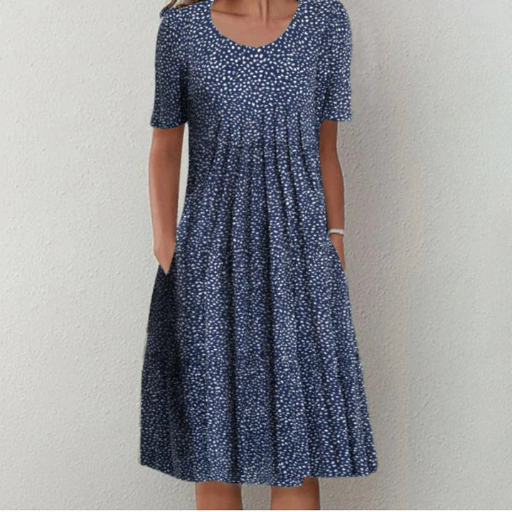 Anne – Strahlend schönes Blumen-Maxikleid