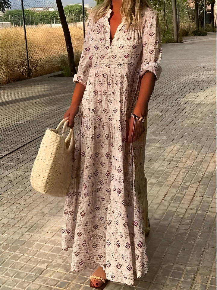 Ryanne - Vintage-Damenmaxikleid