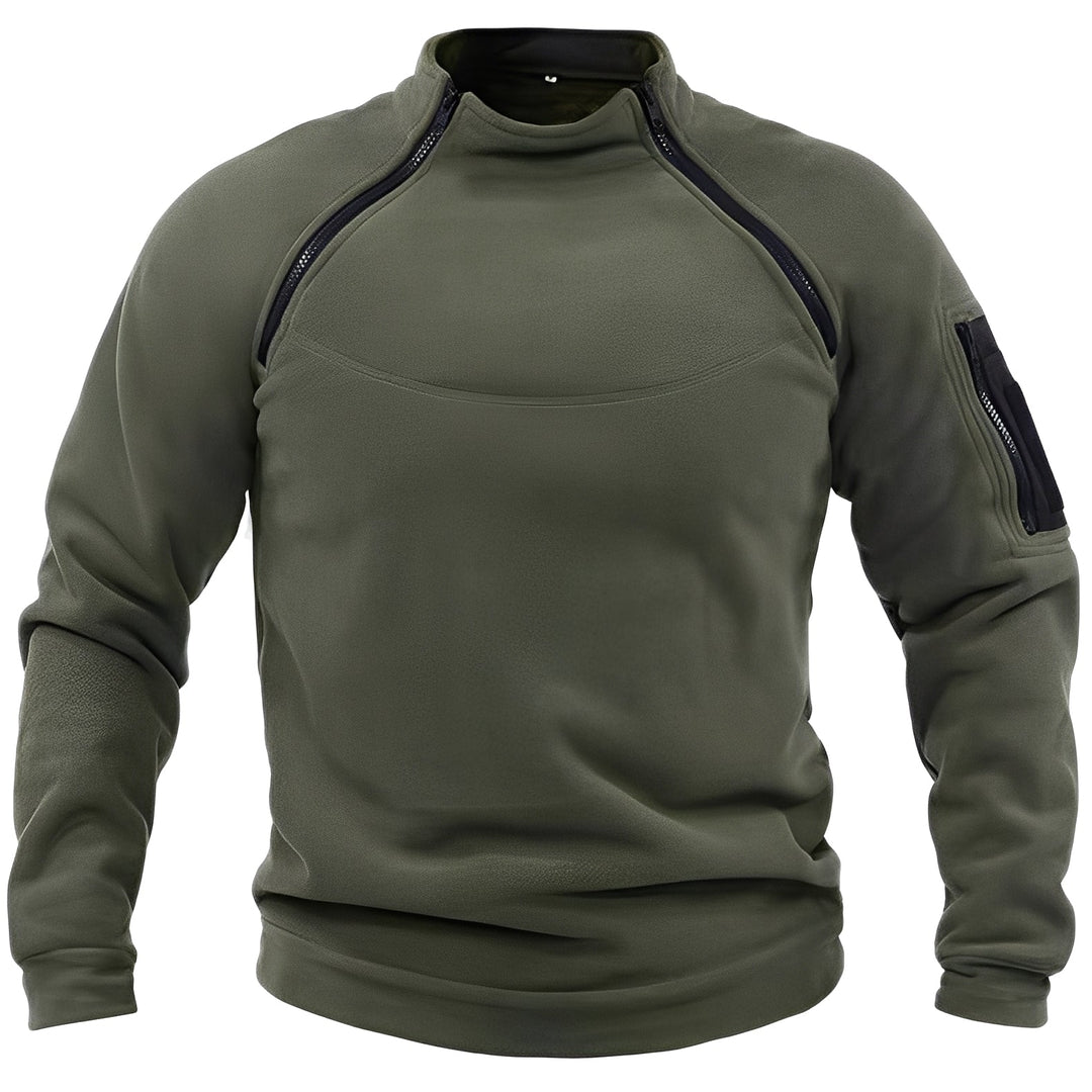 Wilbur - Herren-Fleecepullover für Sport mit Zipper