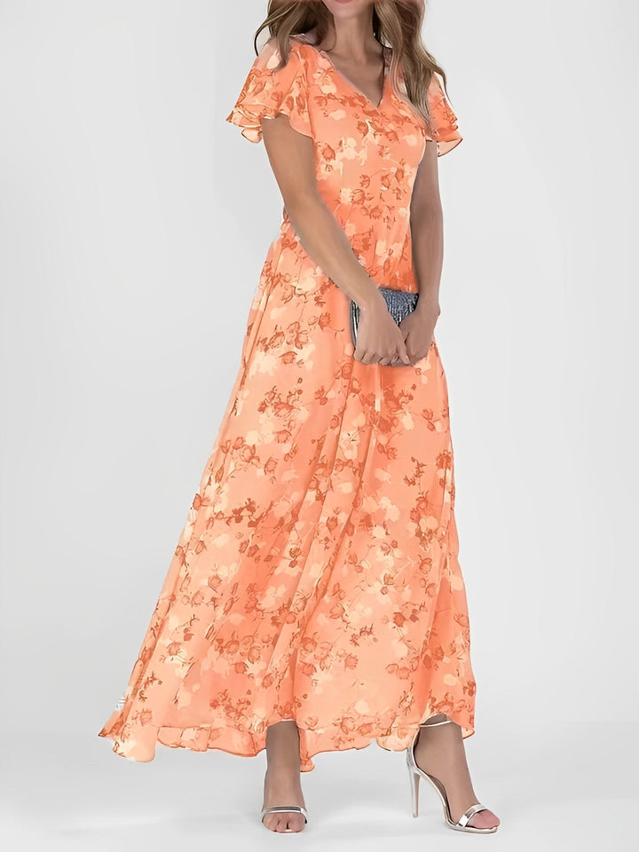 Giselle - Schickes Midikleid mit Blumenmuster für Damen