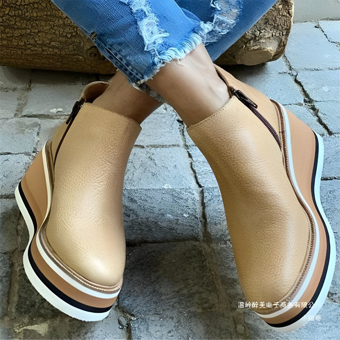 Leilah - Frauenschuhe mit seitlichem Reißverschluss