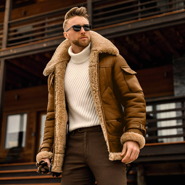 Jarod - Modische Winterjacke mit Fleece für Herren