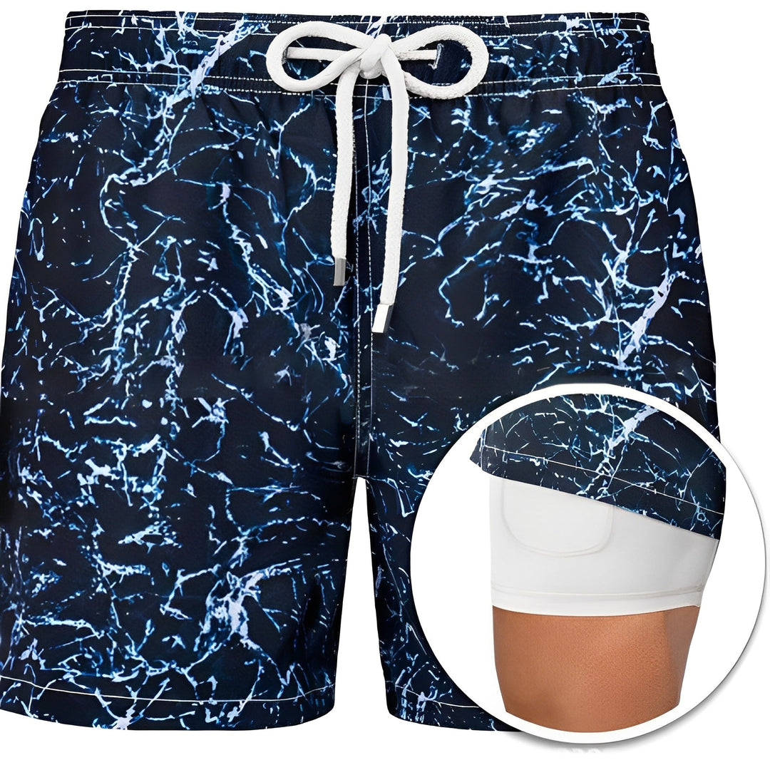 Edric - Stylische Herren-Badeshorts mit Muster