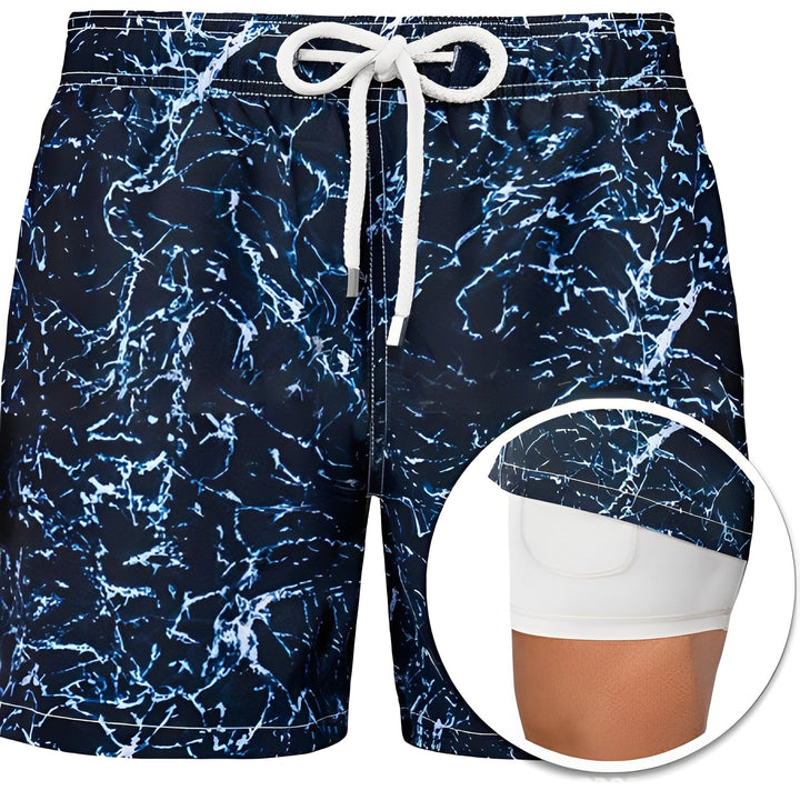 Edric - Stylische Herren-Badeshorts mit Muster