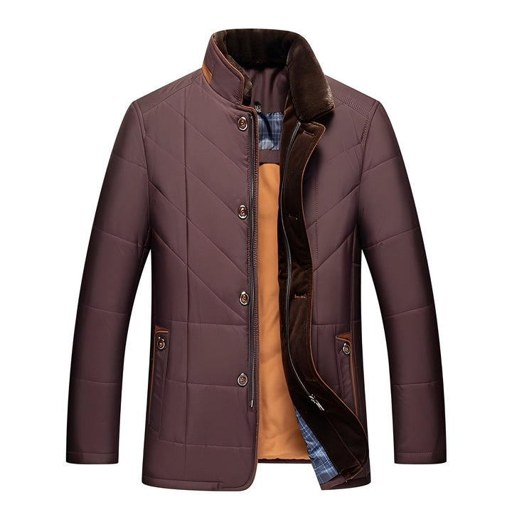 Rodney – Modische, gepolsterte Herrenjacke mit Knöpfen