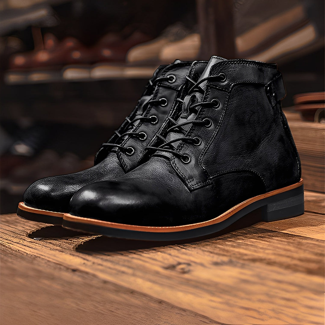 Chester - Vintage Martin Lederstiefel für Männer