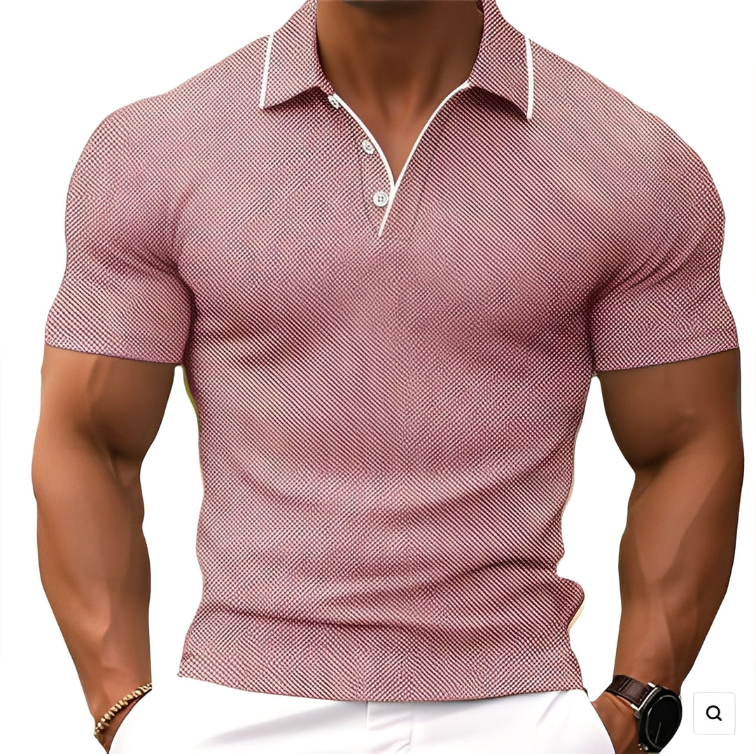 Florence - Lockeres Herren-Poloshirt mit Knöpfen