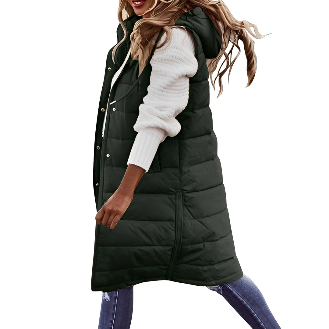 Brenna - Elegante lange Damen-Daunenjacke
