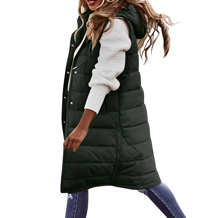 Brenna - Elegante lange Damen-Daunenjacke