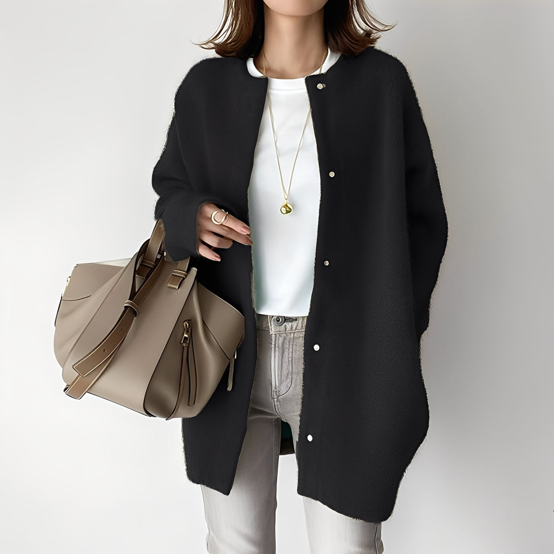 Dahlia - Eleganter, leger geschnittener Damen-Cardigan