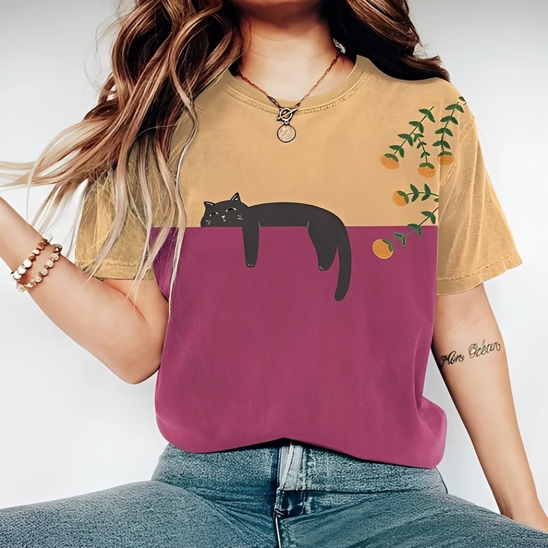 Alvina - Lässiges T-Shirt mit Damen-Design