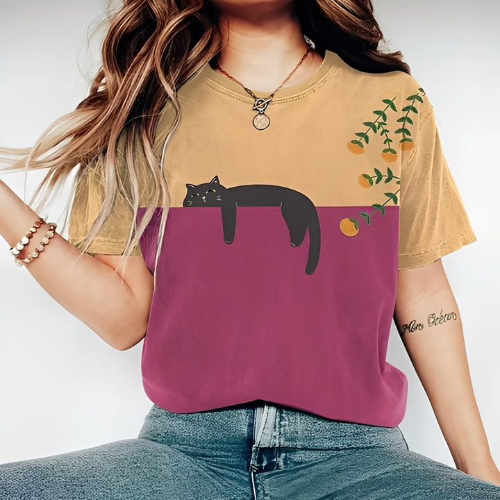 Alvina - Lässiges T-Shirt mit Damen-Design