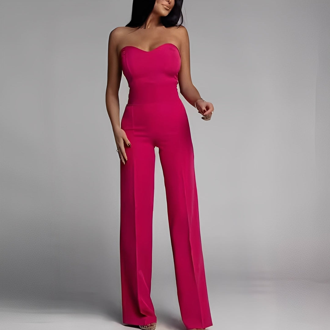 Briley - Eleganter, formeller, trägerloser Damen-Jumpsuit