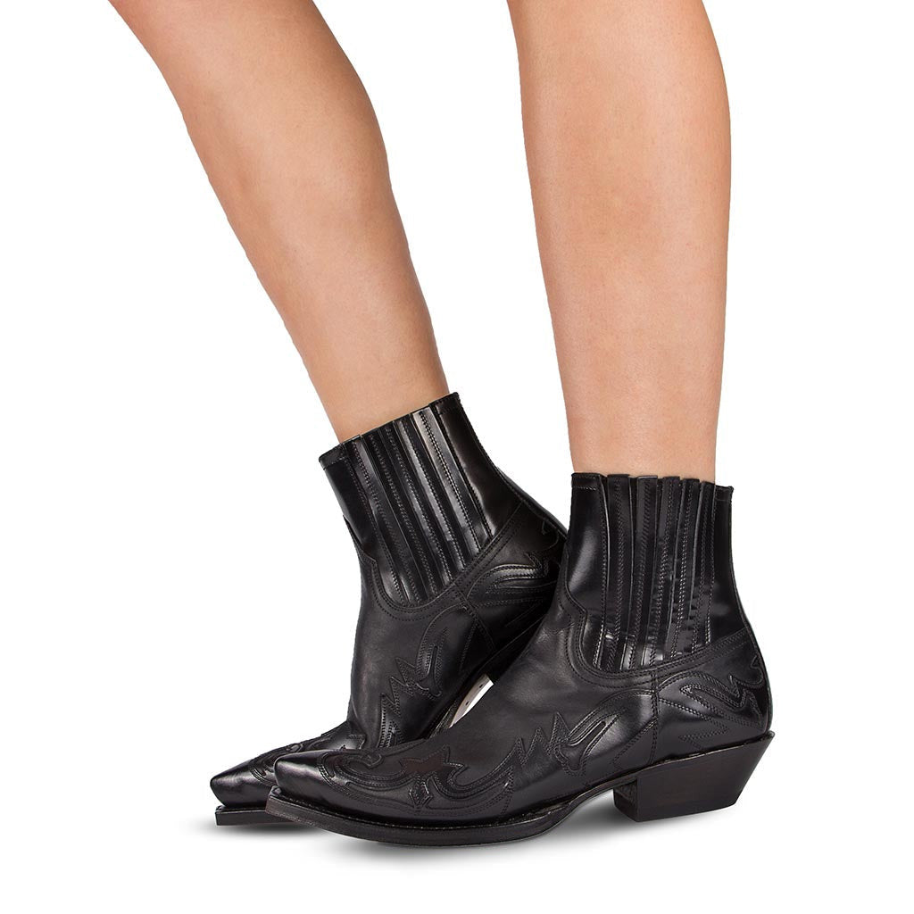 Geraldine - Vintage-Cowboystiefel aus Leder für Damen
