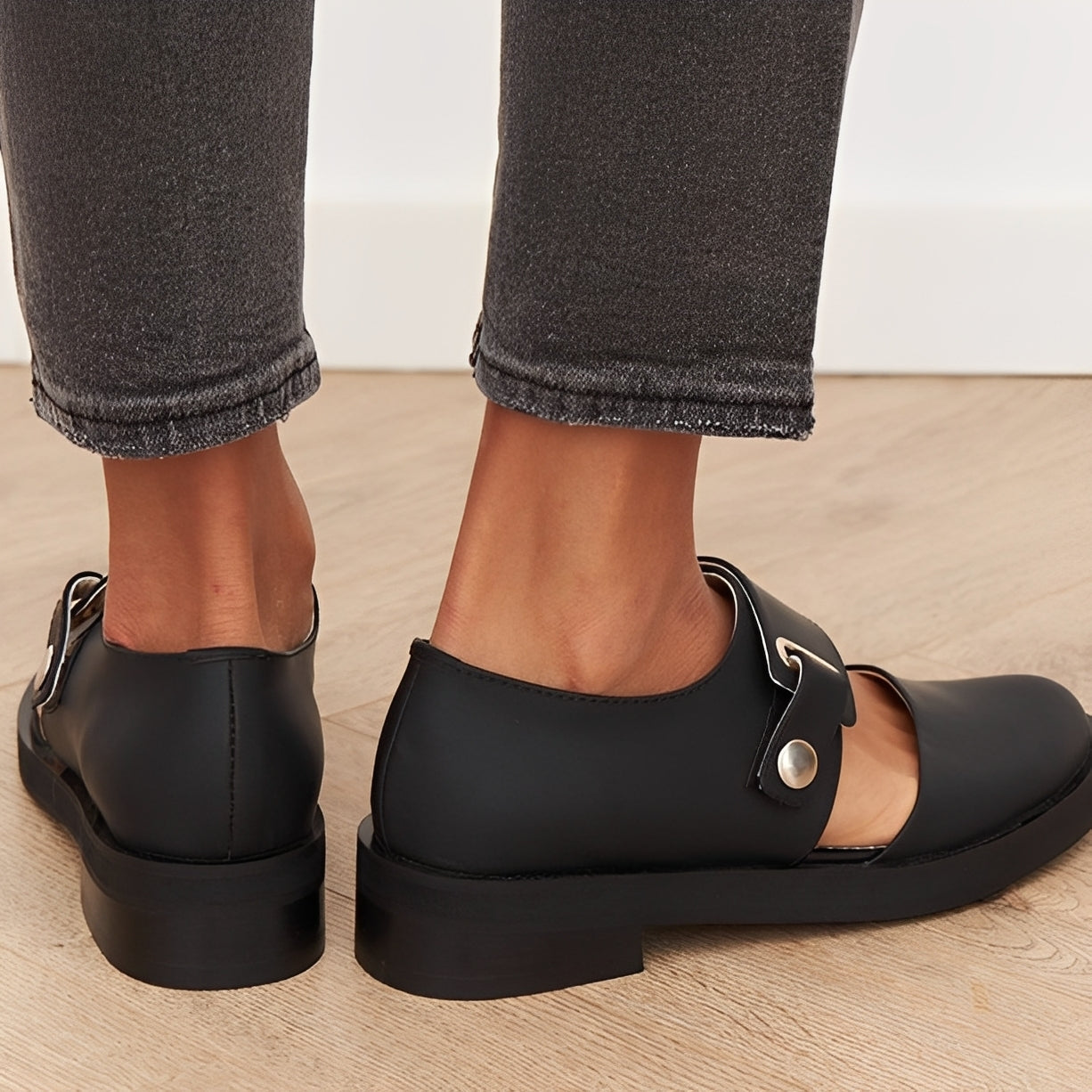 Velma - Damenschuhe mit Schnalle für Freizeit