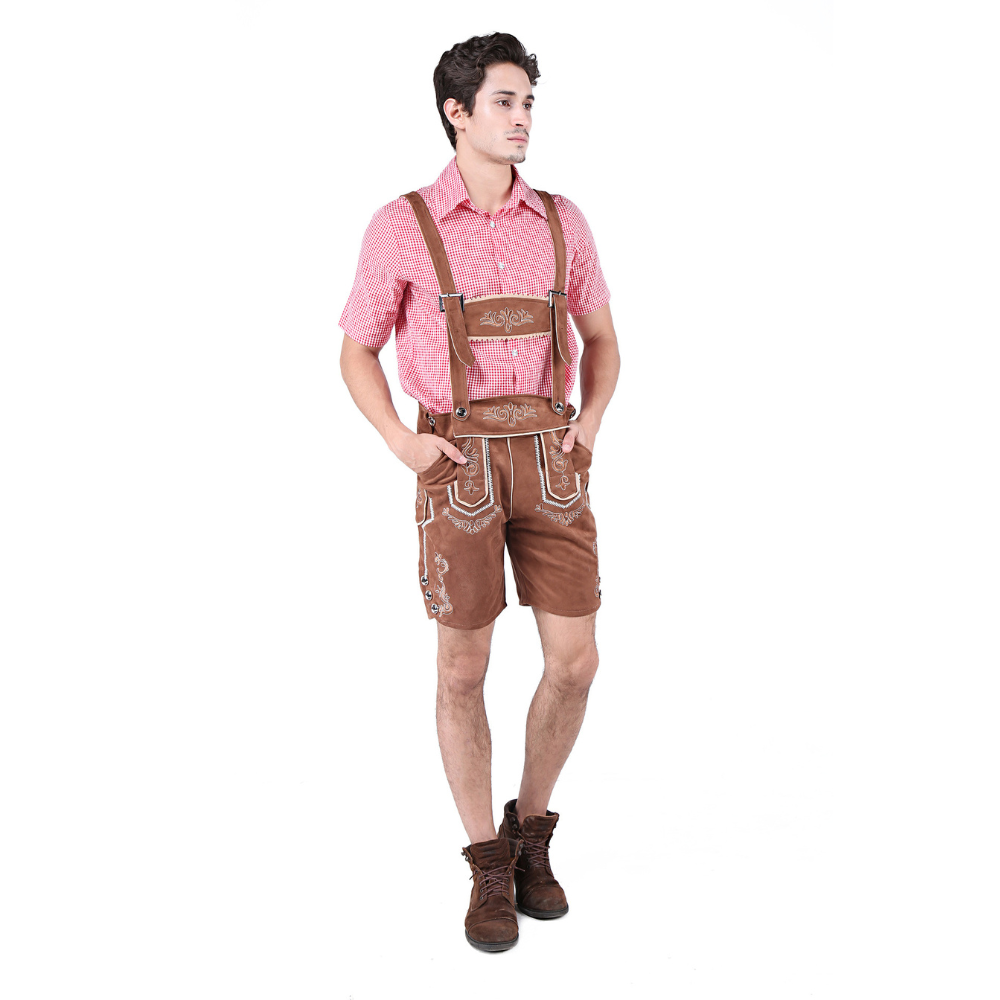 Burton - Traditionelles Oktoberfest-Kostüm mit Hosenträgern für Frauen