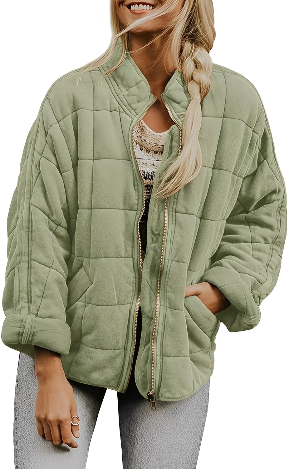 Mikaela - Warme Oversize-Jacke für Damen