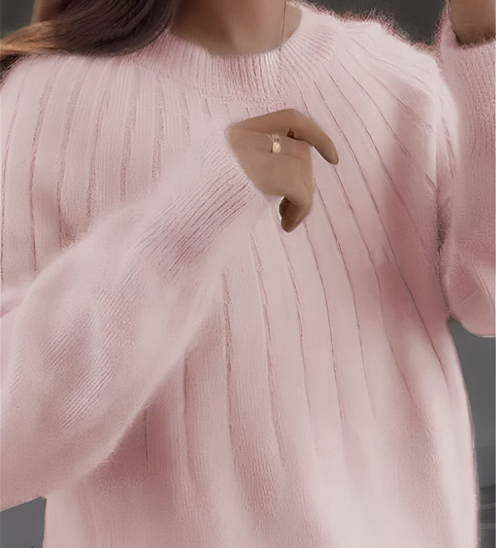 Josslyn - Stilvoller, locker geschnittener Damen-Kaschmirpullover