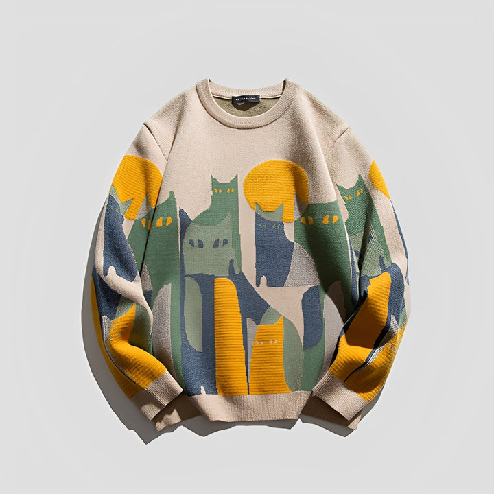 Davin - Eleganter Herrenpullover mit Muster