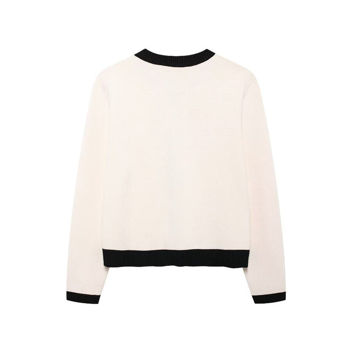 Vera - Slim-Fit Cardigan in Chic Doré