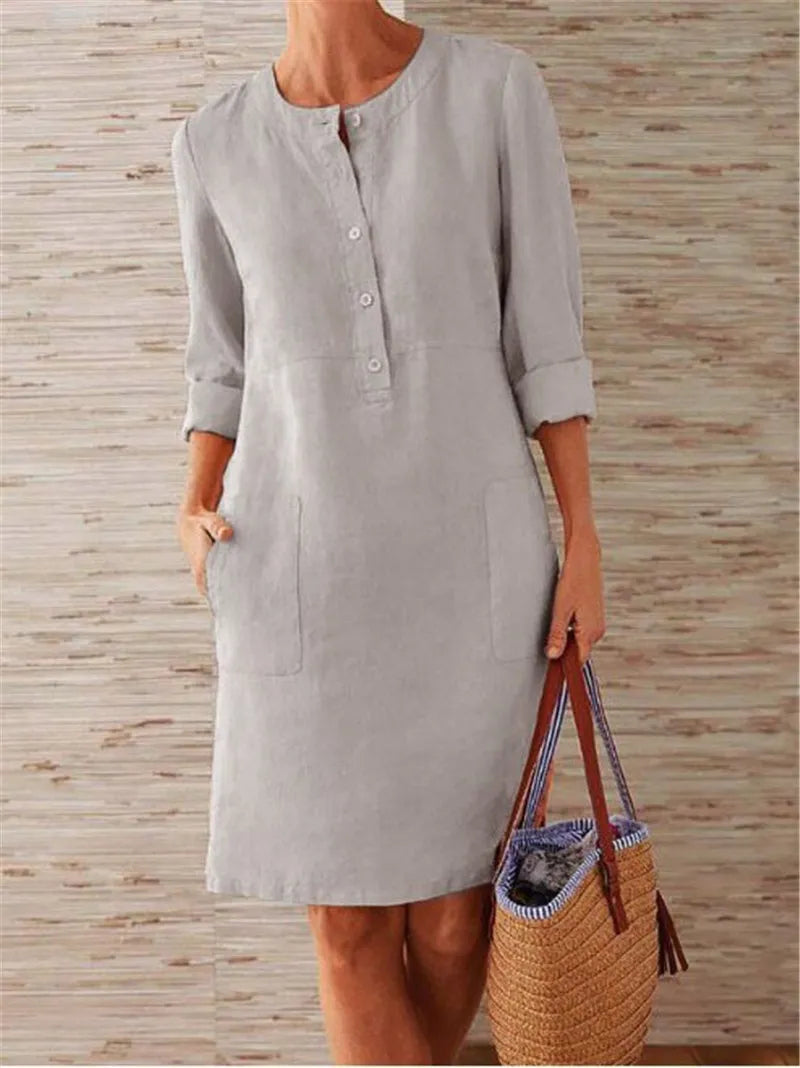 Ally - Elegantes und müheloses Blumenkleid