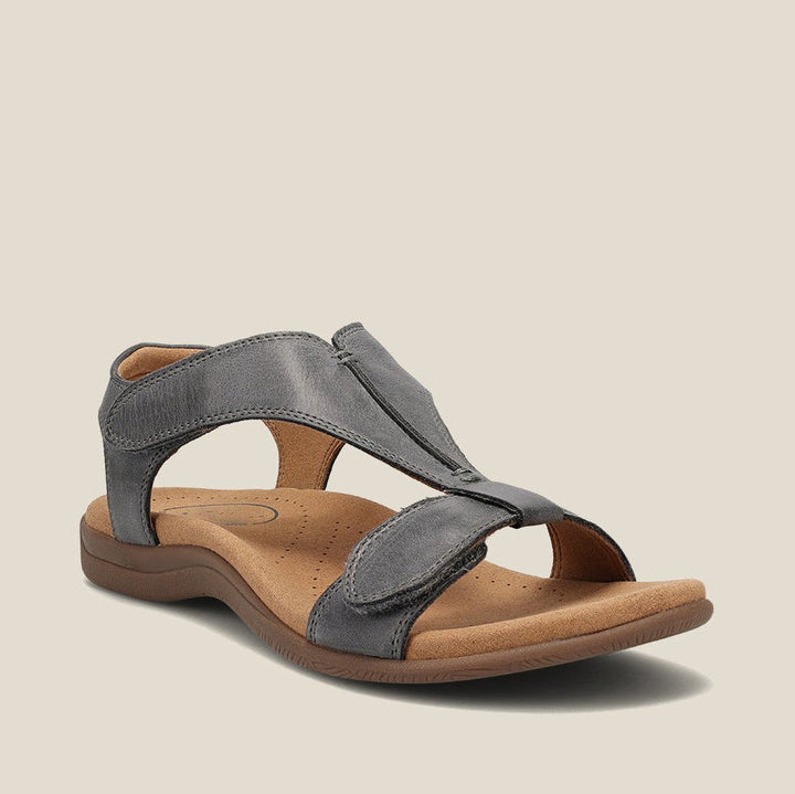Rosemarie - Lederkeilsandalen für Damen mit orthopädischer Unterstützung