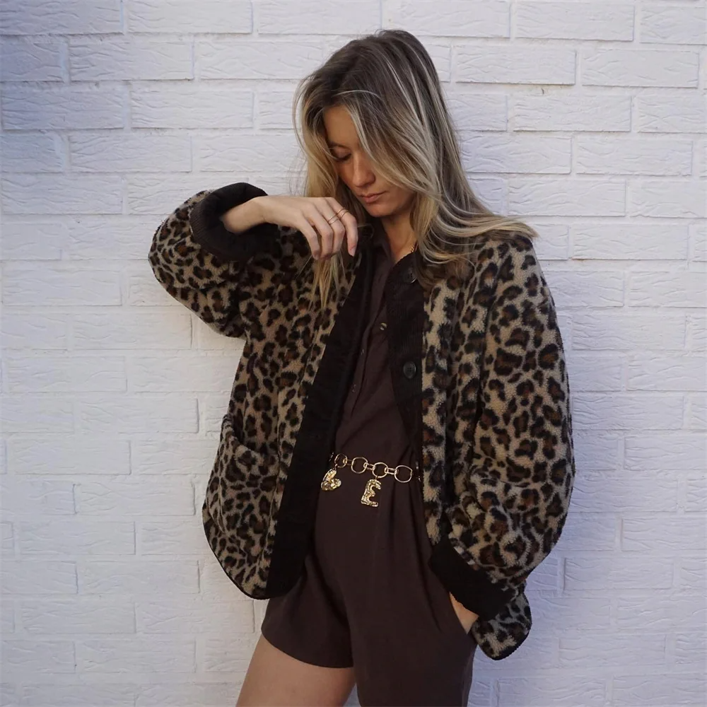 Franca | Jacke mit Leopardenprint