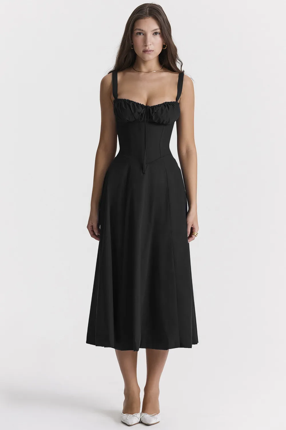 Chelsy – Bustier-Sommerkleid mit Blumenmuster