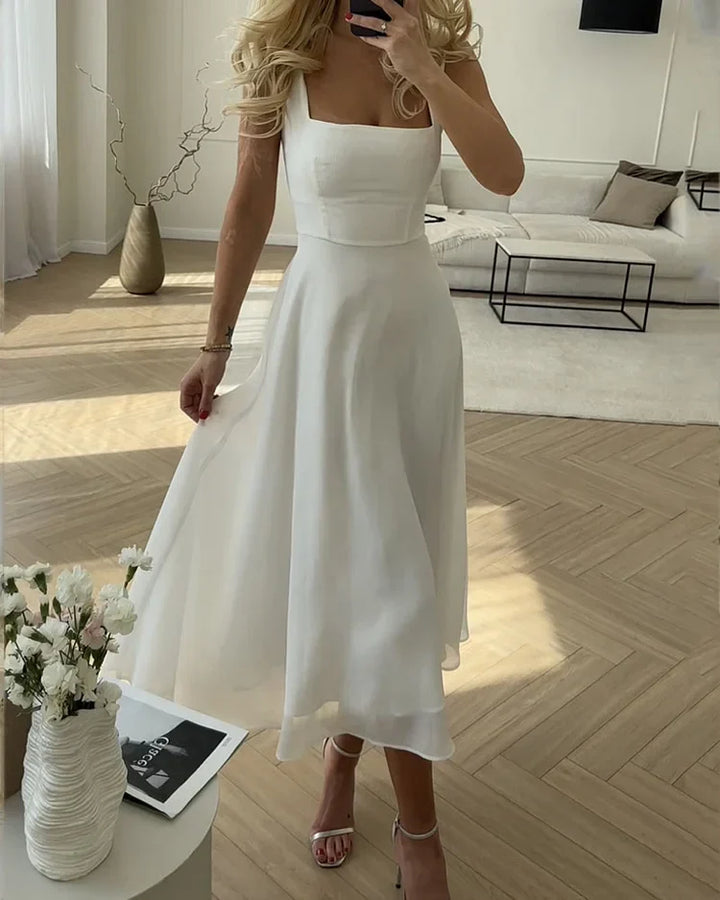 Miles – Modernes Chiffon-Kleid Eleganz