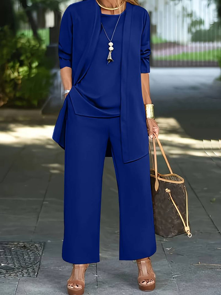 Regine - Elegantes 3-teiliges Strick-Set