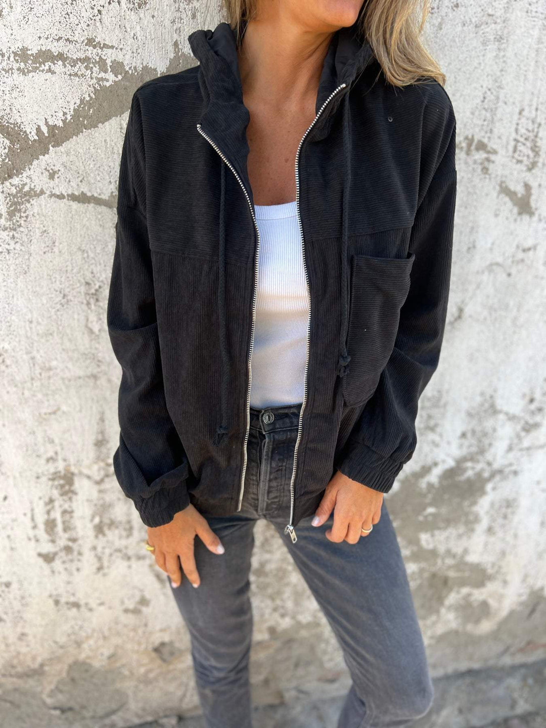 Ariellee – Freizeitjacke mit Kapuze und Reißverschluss
