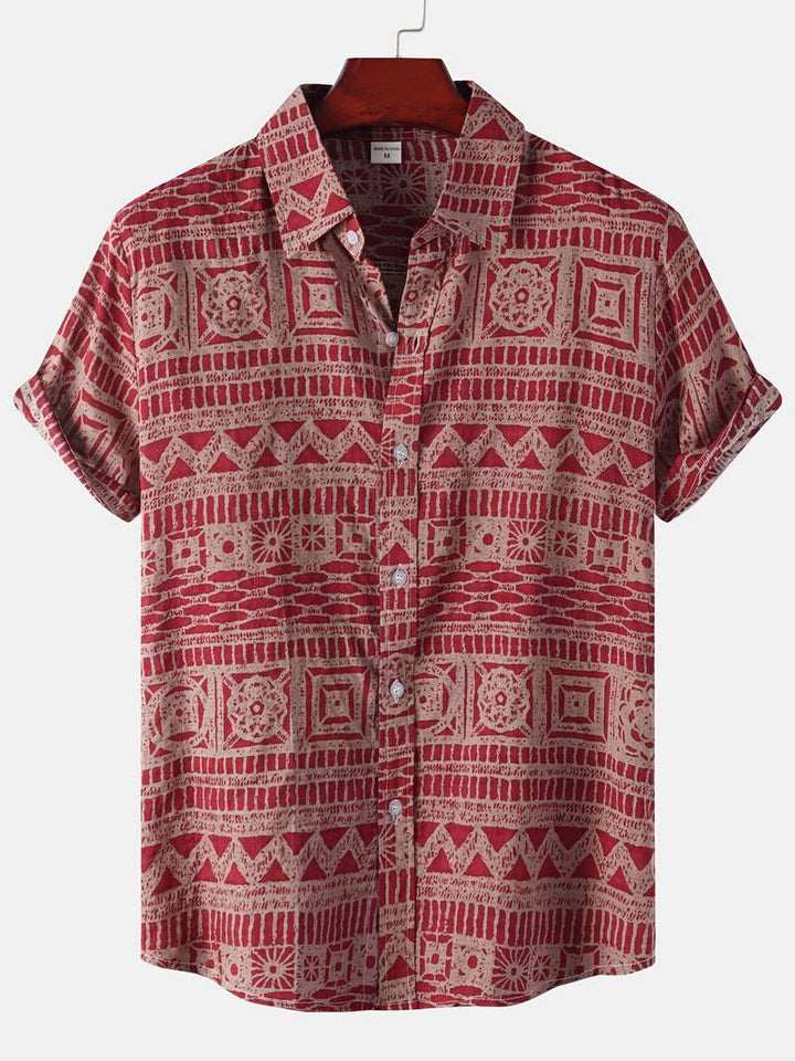Kenneth - Kurzarm-Casual-Hemd mit frischem Stil
