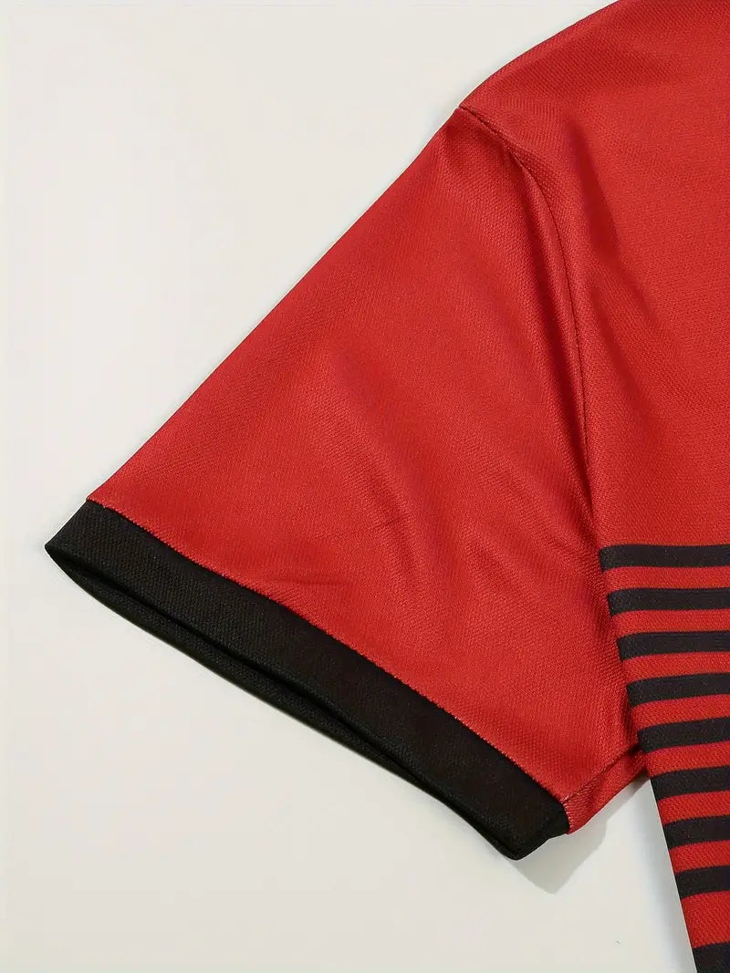 Piolo - Hemd mit Verspielten Streifen und Farbstreifen