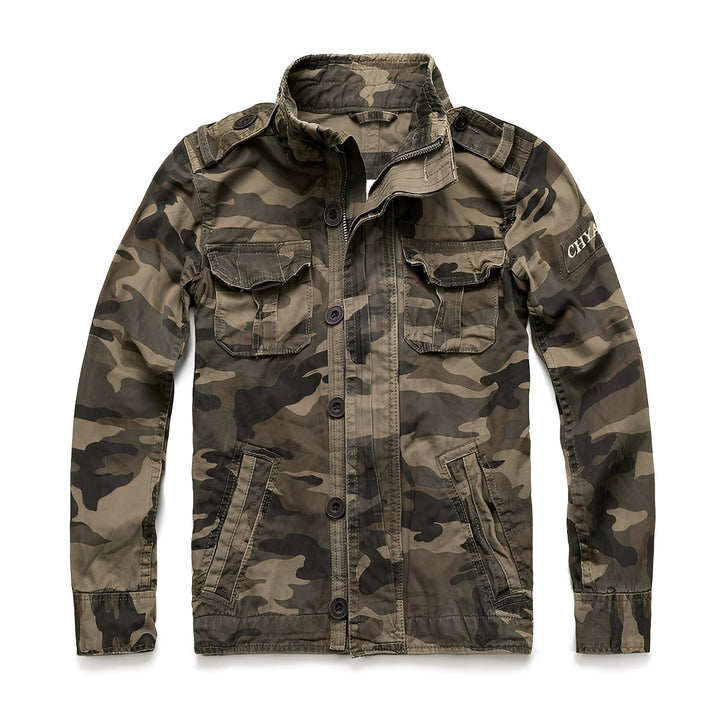 Trenton - Klassische Herrenjeansjacke mit Taschen