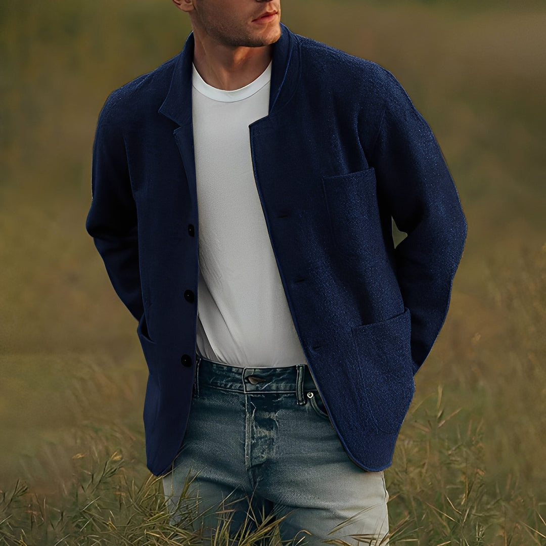 Santiago - Klassische Herrenjacke mit Taschen
